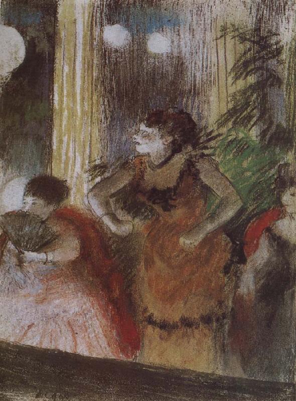 Edgar Degas Bete in the cafe